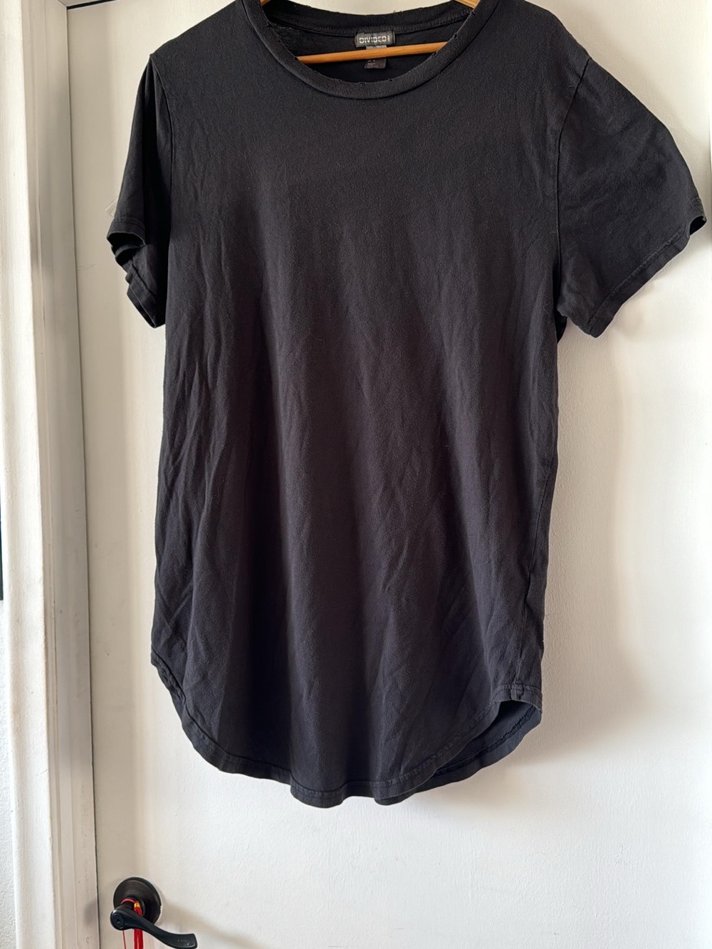 Divided Black Short Sleeve Crewneck T-Shirt